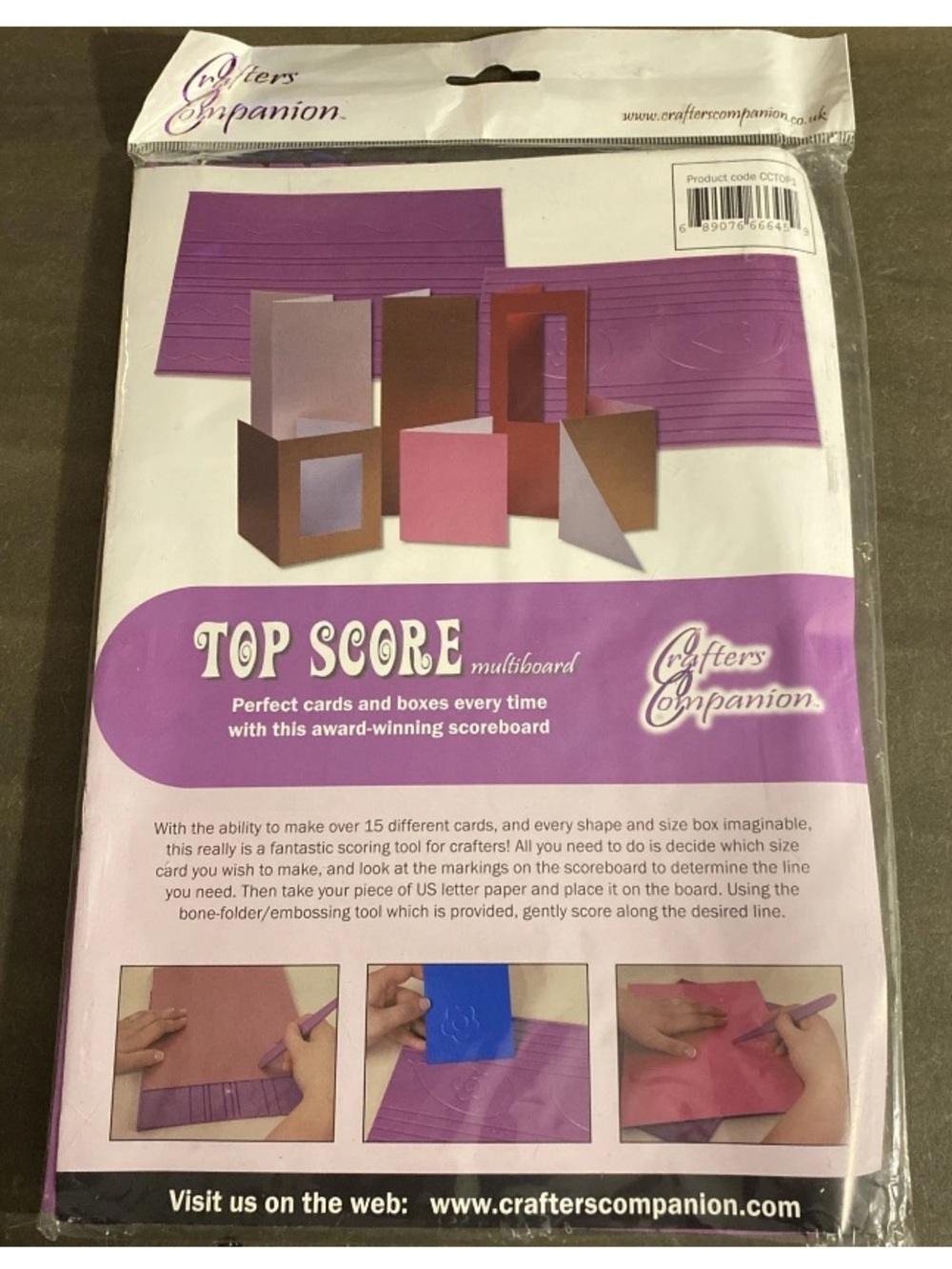 Crafter's Companion - TOP SCORE MULTIBOARD - For Cards + Boxes NEW SEALED
